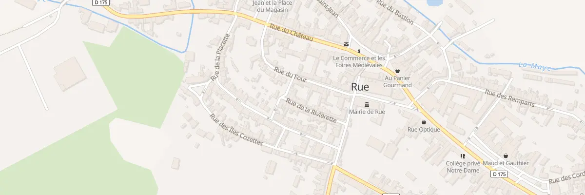 Plan du 12 Rue de la Riviérette à Rue