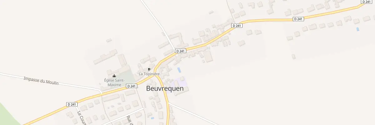 Plan du 512 Rue Principale à Beuvrequen