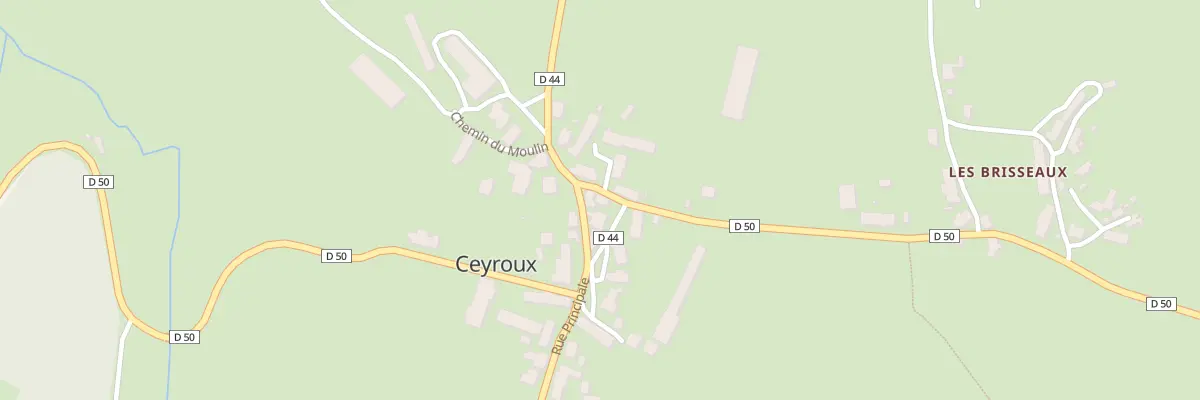 Plan du 1 Rue des Peintres à Ceyroux