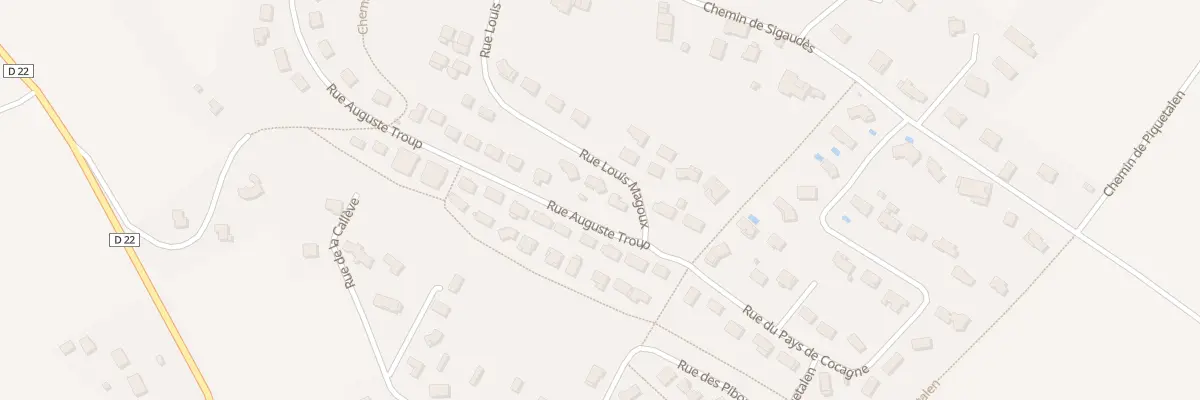 Plan du 3 Rue Louis Magoux à Verfeil