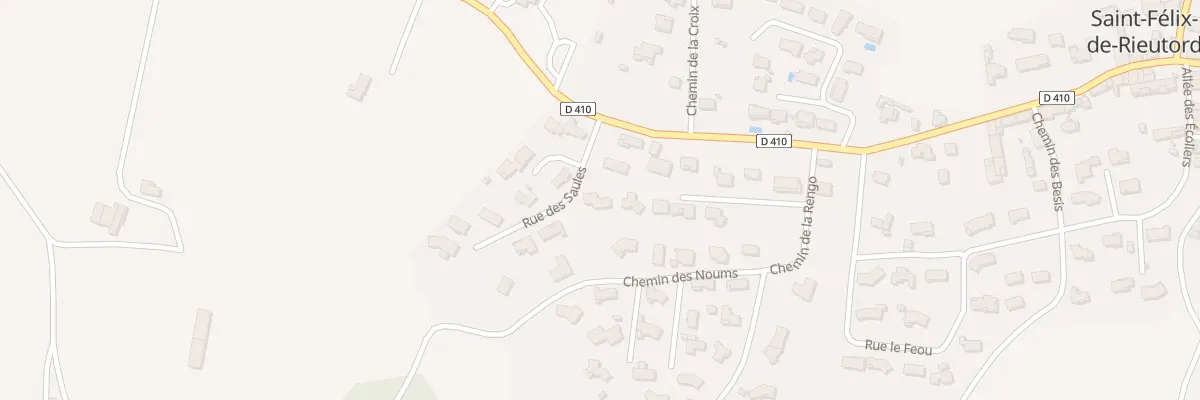 Plan du 15 Rue des Saules à Saint-Félix-de-Rieutord
