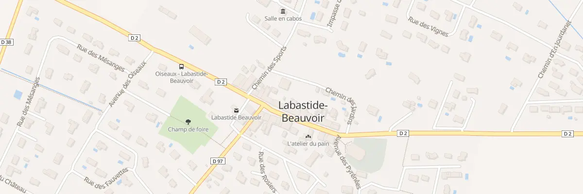 Plan du 21 Av du Lauragais à Labastide-Beauvoir