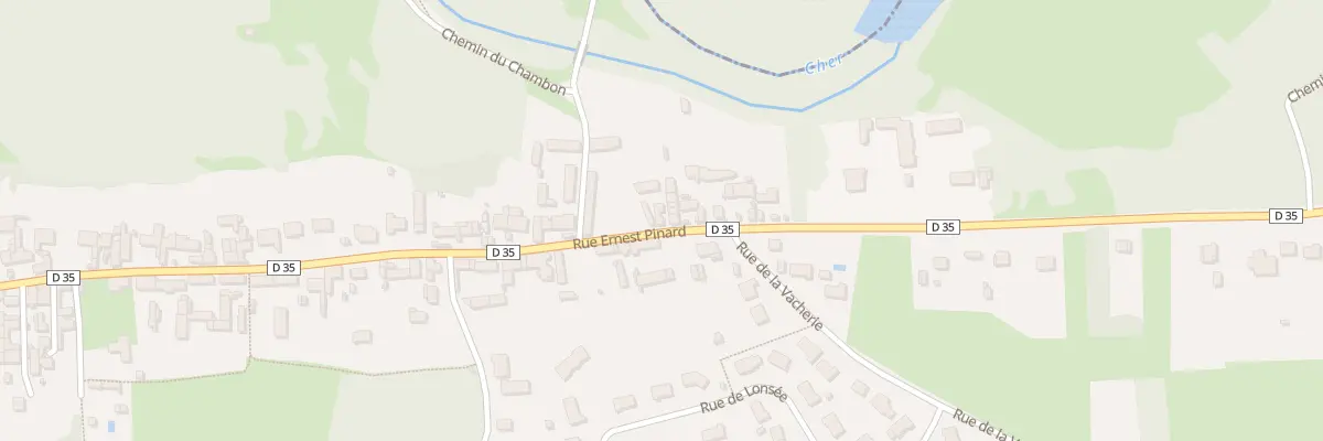 Plan du 163 Rue Ernest Pinard à Chabris