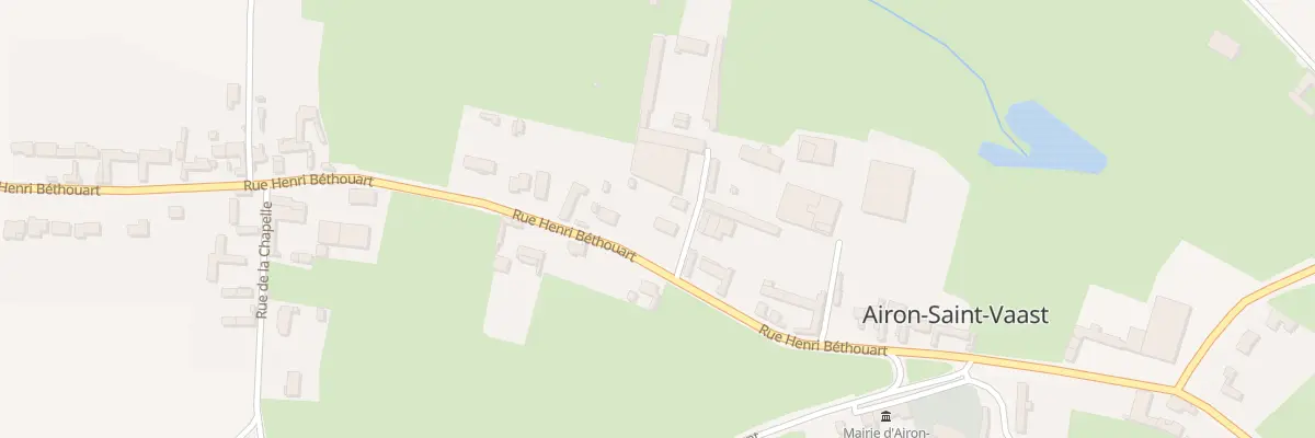 Plan du 465 Rue Henri Béthouart à Airon-Saint-Vaast