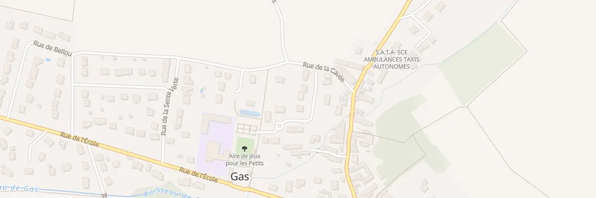 Plan du 6 Rue des Graviers à Gas