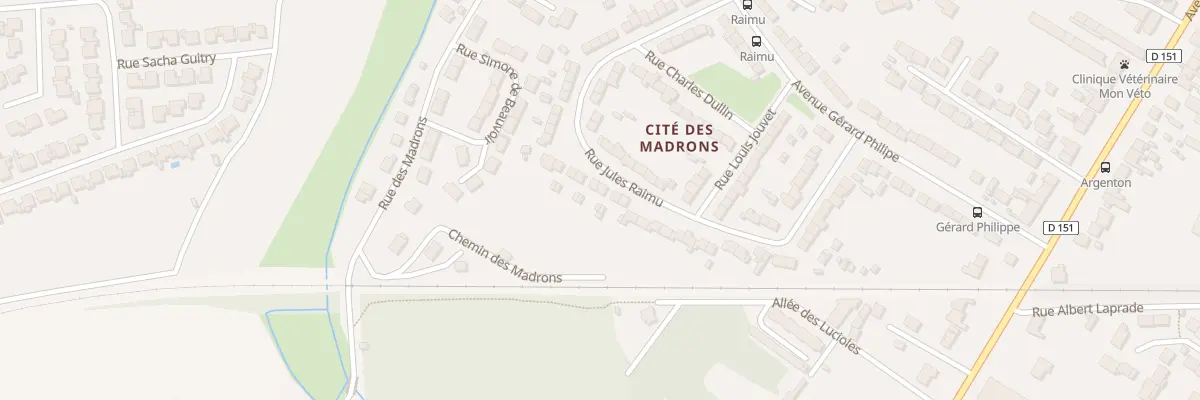 Plan du 54 Rue Raimu à Châteauroux