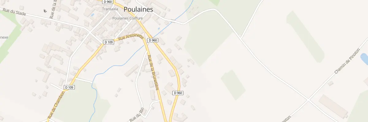 Plan du 12 Rue Nationale à Poulaines