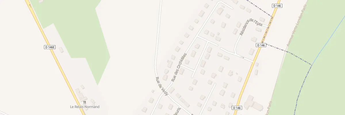 Plan du 8 Rue des Orchidées à Château-sur-Epte