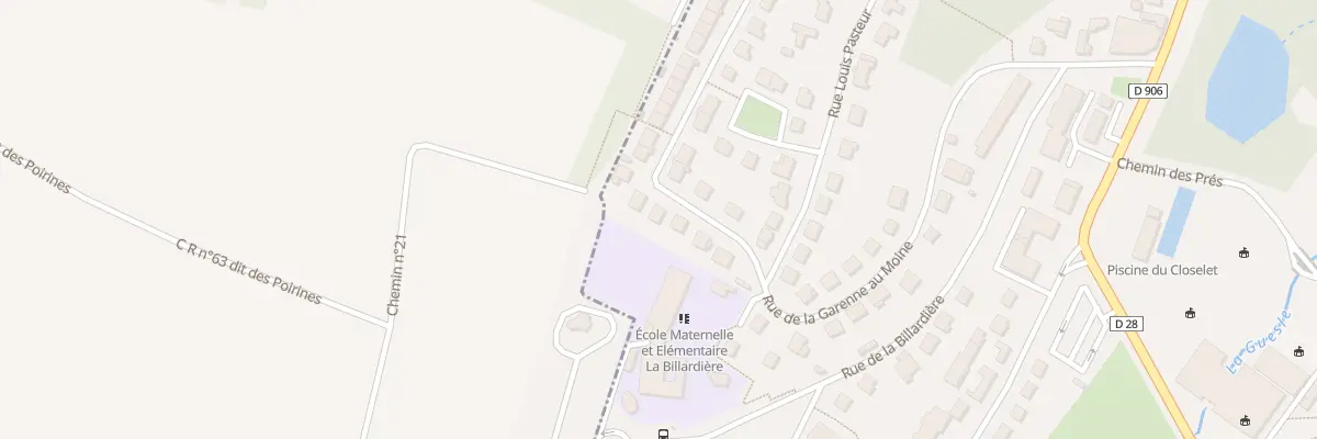 Plan du 28 Rue de la Garenne au Moine à Épernon