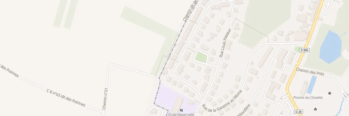 Plan du 38 Rue de la Garenne au Moine à Épernon