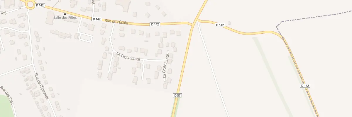 Plan du 22 La Croix Sante à Bray-et-Lû