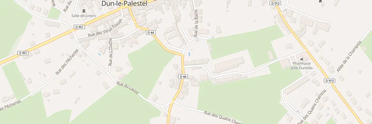 Plan du 1 Rue des Limonadiers à Dun-le-Palestel