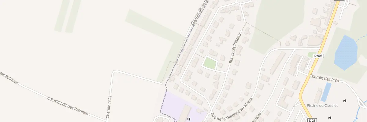 Plan du 40 Rue de la Garenne au Moine à Épernon