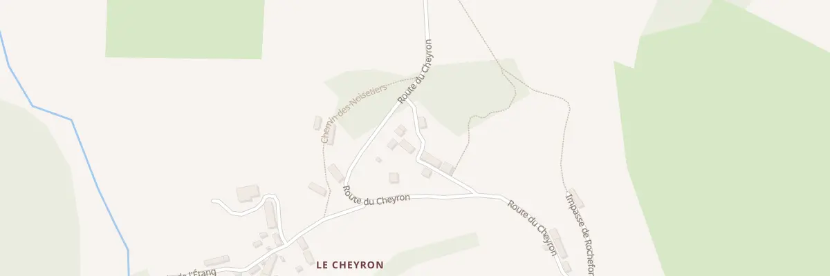 Plan du 5722 Le Cheron à Chamberet