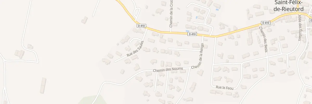 Plan du 13 Lot Les Saules à Saint-Félix-de-Rieutord