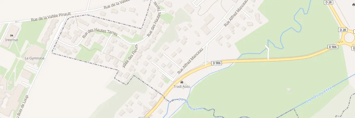 Plan du 28 Rue Alfred Manceau à Épernon