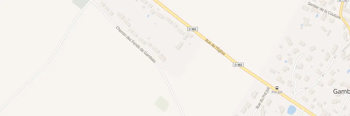 Plan du 36 Rue de L’Église à Gambais