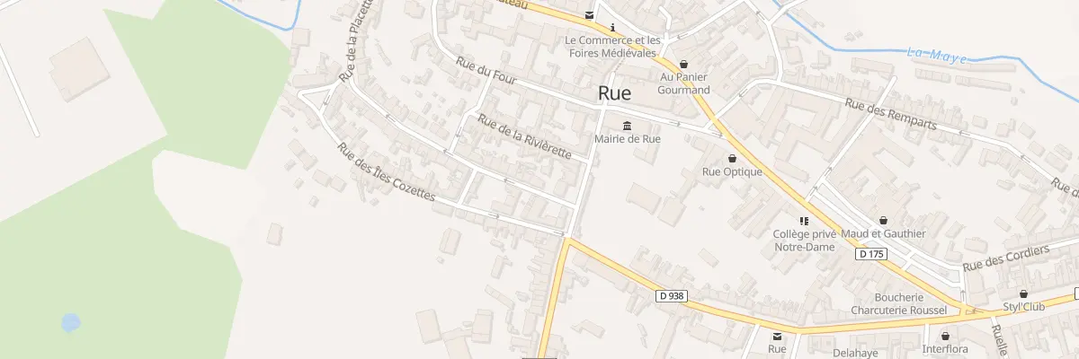 Plan du 4 Rue des Juifs à Rue