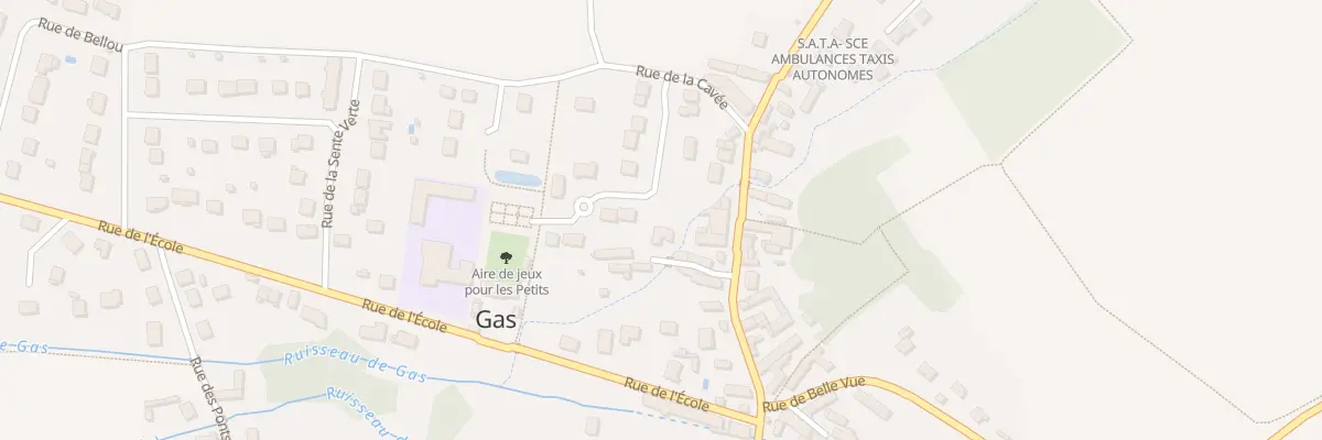 Plan du 2 Imp du Fosse à Gas