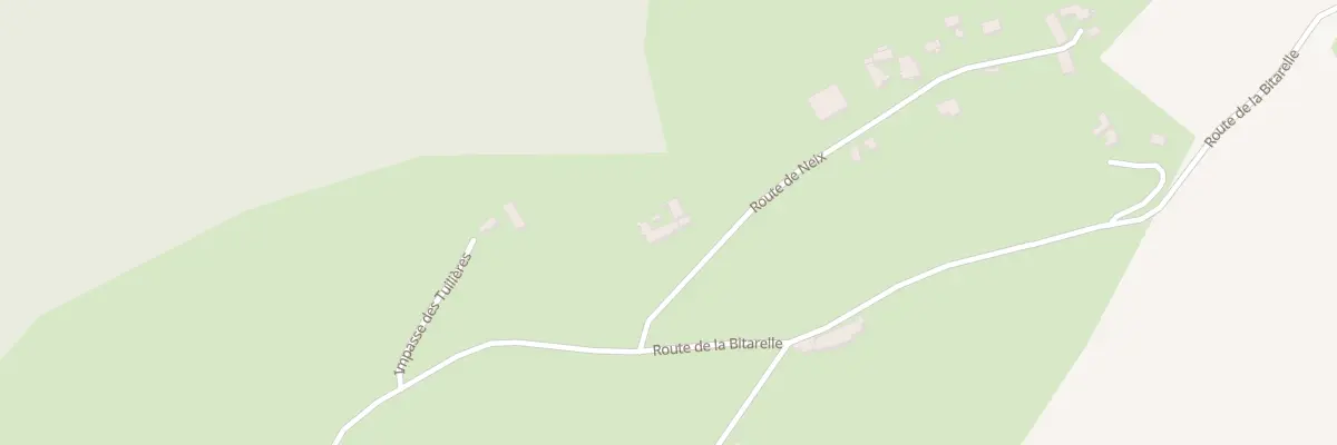 Plan du 91 Rte de Neix à Lanteuil