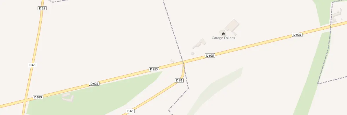 Plan du 395 N 25 à Chépy
