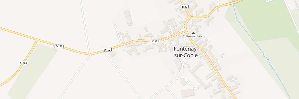 Plan du 1 Rue de la Mairie à Fontenay-sur-Conie
