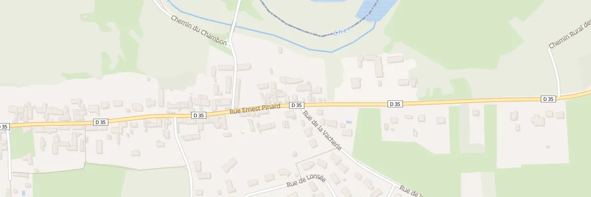 Plan du 179 Rue Ernest Pinard à Chabris