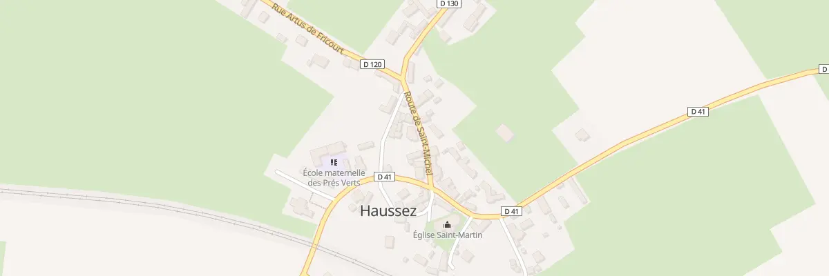 Plan du 3 Rue Lemercher de Longpre à Haussez