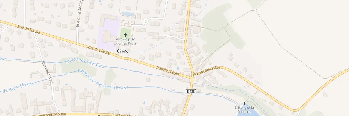 Plan du 35 Rue de la République à Gas