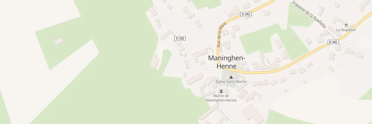 Plan du 55 Rue Creuze à Maninghen-Henne