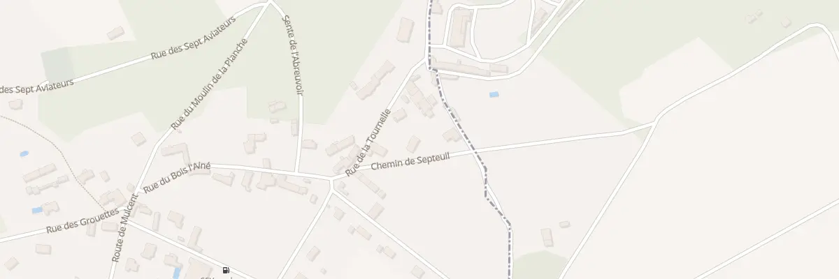 Plan du 1 Che de Septeuil à Courgent