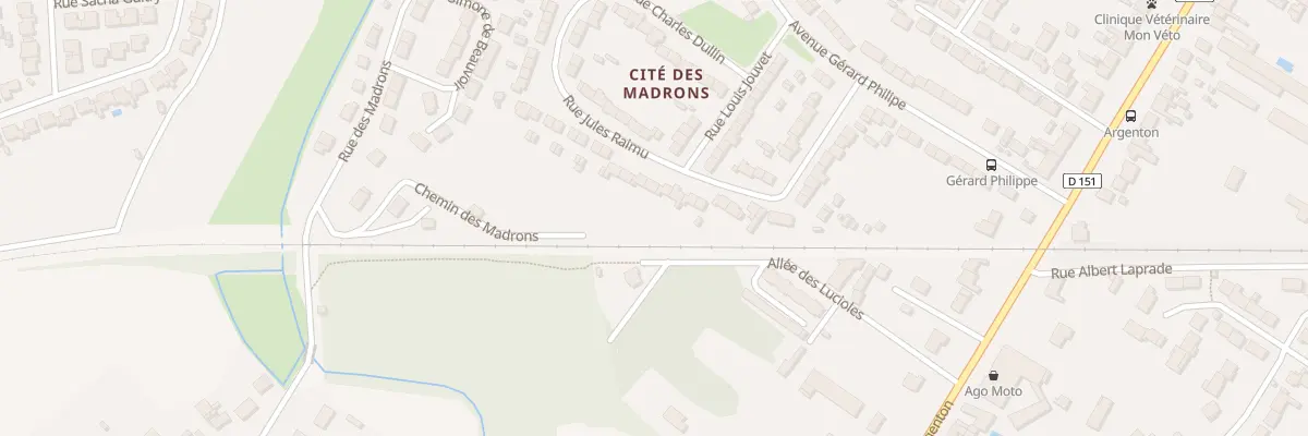 Plan du 68 Rue Raimu à Châteauroux