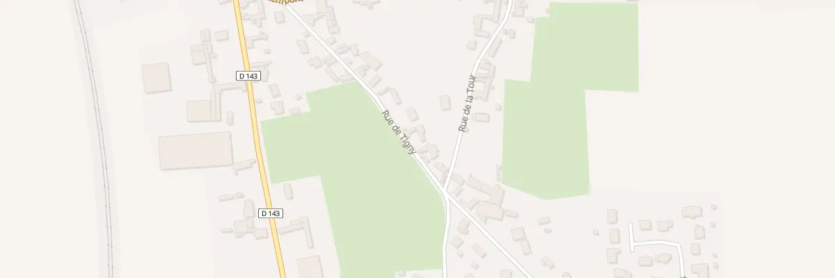 Plan du 23 Rue de Tigny à Conchil-le-Temple