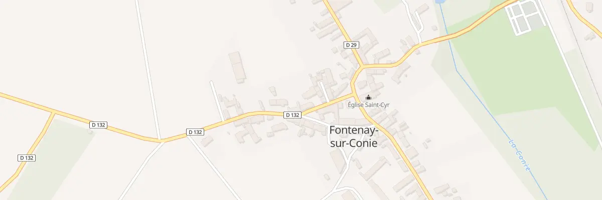 Plan du 4 Rue de la Mairie à Fontenay-sur-Conie