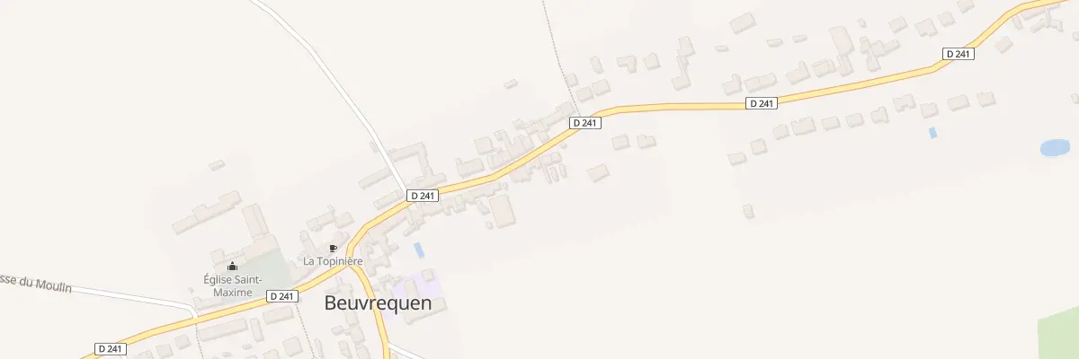 Plan du 610 Rue Principale à Beuvrequen