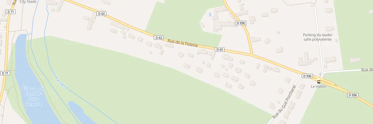 Plan du 5001 Rue de la Poterie à Condé-sur-Vesgre