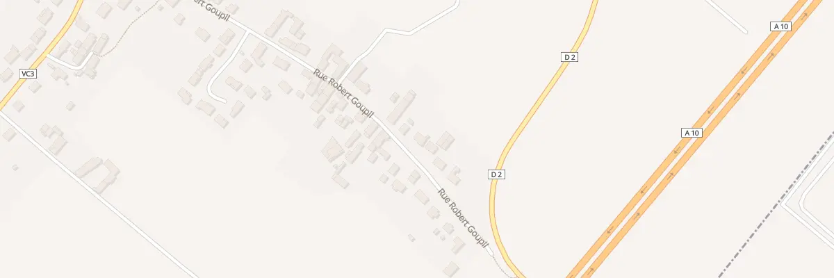 Plan du 20T Rue Robert Goupil au Bardon