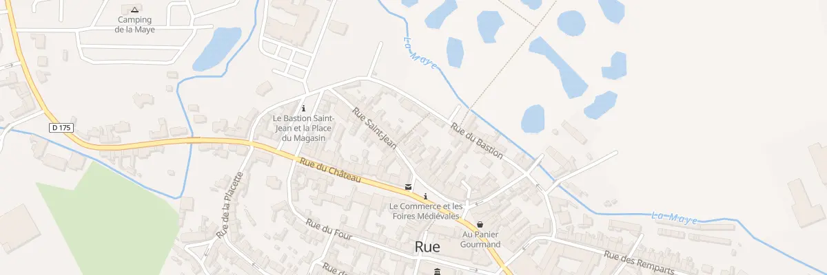 Plan du 6 Rue Saint Jean à Rue