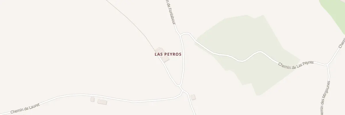 Plan du 2000 Che de Las Peyres à Salvagnac