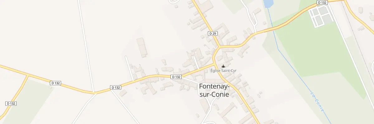 Plan du 2 Rue de la Mairie à Fontenay-sur-Conie