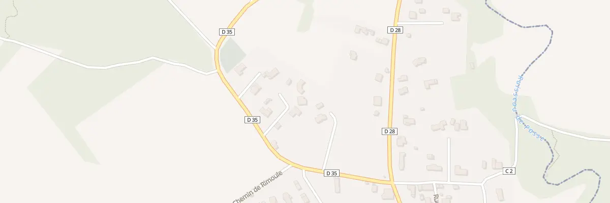 Plan du 184 Rte de Notre Dame de Grâce à Mézens