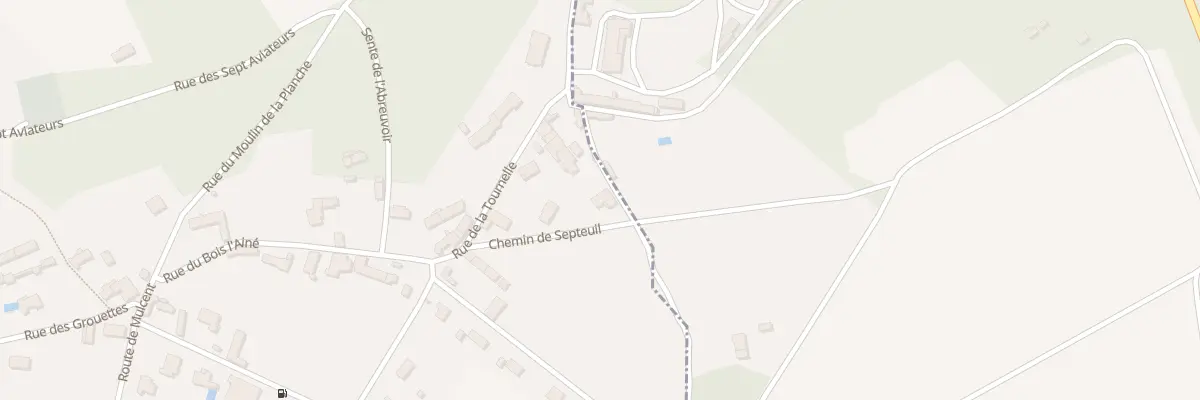 Plan du 3 Che de Septeuil à Courgent