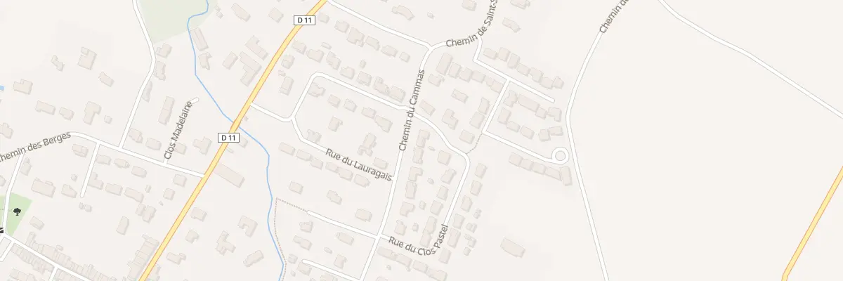 Plan du 28 Che du Cammas à Villenouvelle