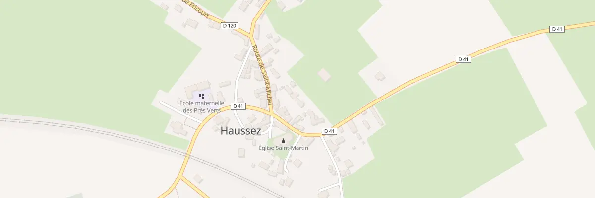 Plan du 5054 Haussez Village à Haussez