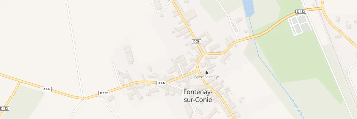 Plan du 3 Crs du Parlement à Fontenay-sur-Conie