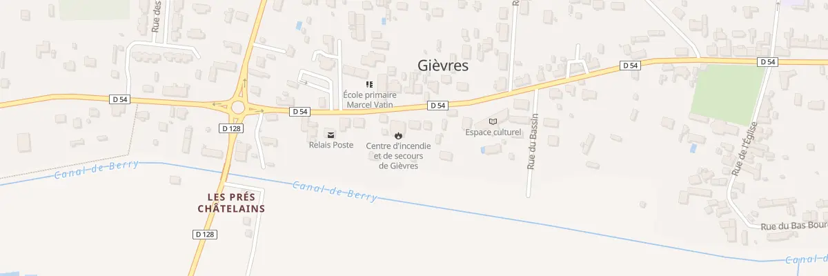 Plan du 33B Rue André Bonnet à Gièvres