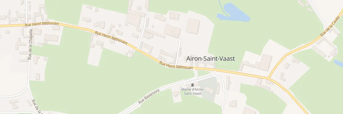 Plan du 563 Rue Henri Béthouart à Airon-Saint-Vaast