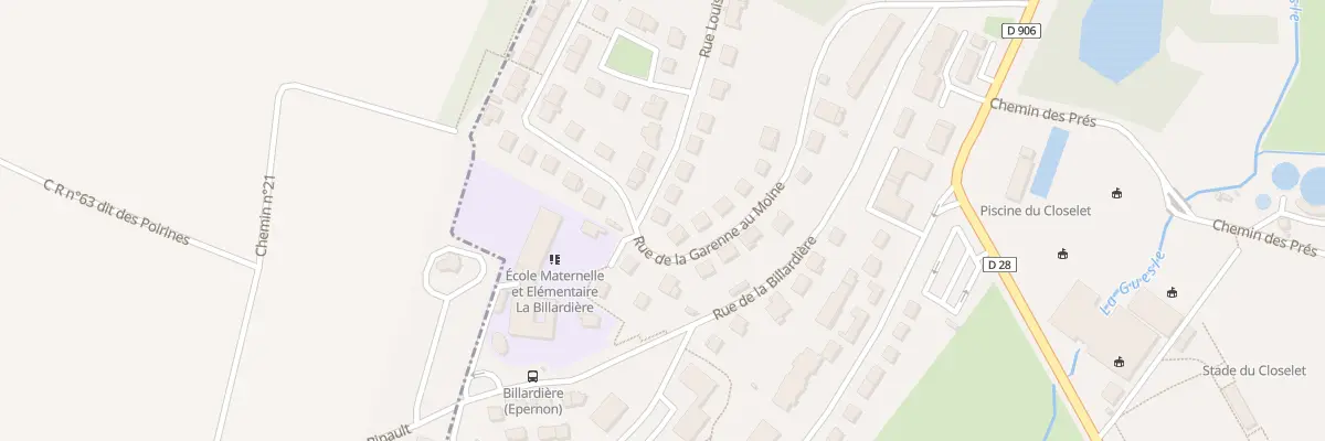 Plan du 13 Rue de la Garenne au Moine à Épernon