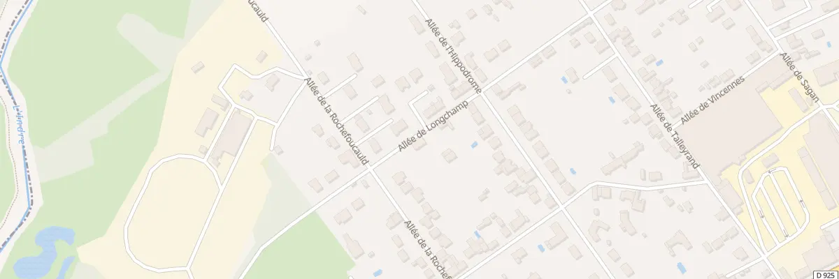 Plan du 5202 All de Longchamp à Châteauroux