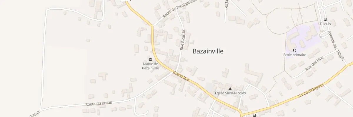 Plan du 3 Rue Picarde à Bazainville
